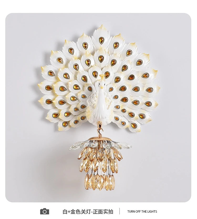 Peacock Wall Lamp