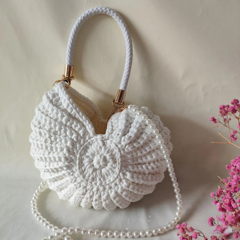 Conch Shell Crochet Bag