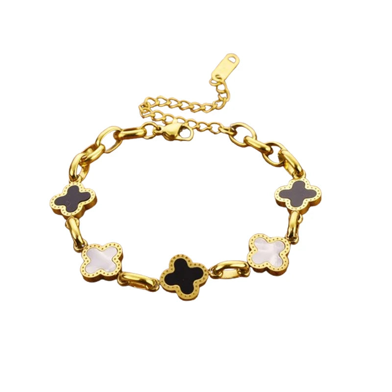 Lucky Clover Charm Bracelet