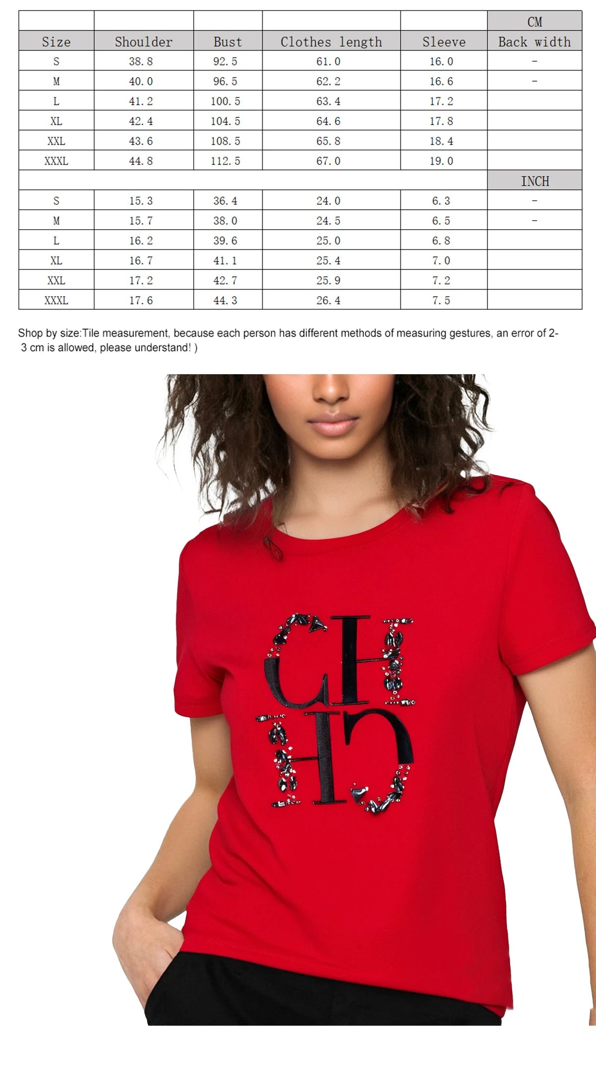 CHCH Embroidered T-Shirt