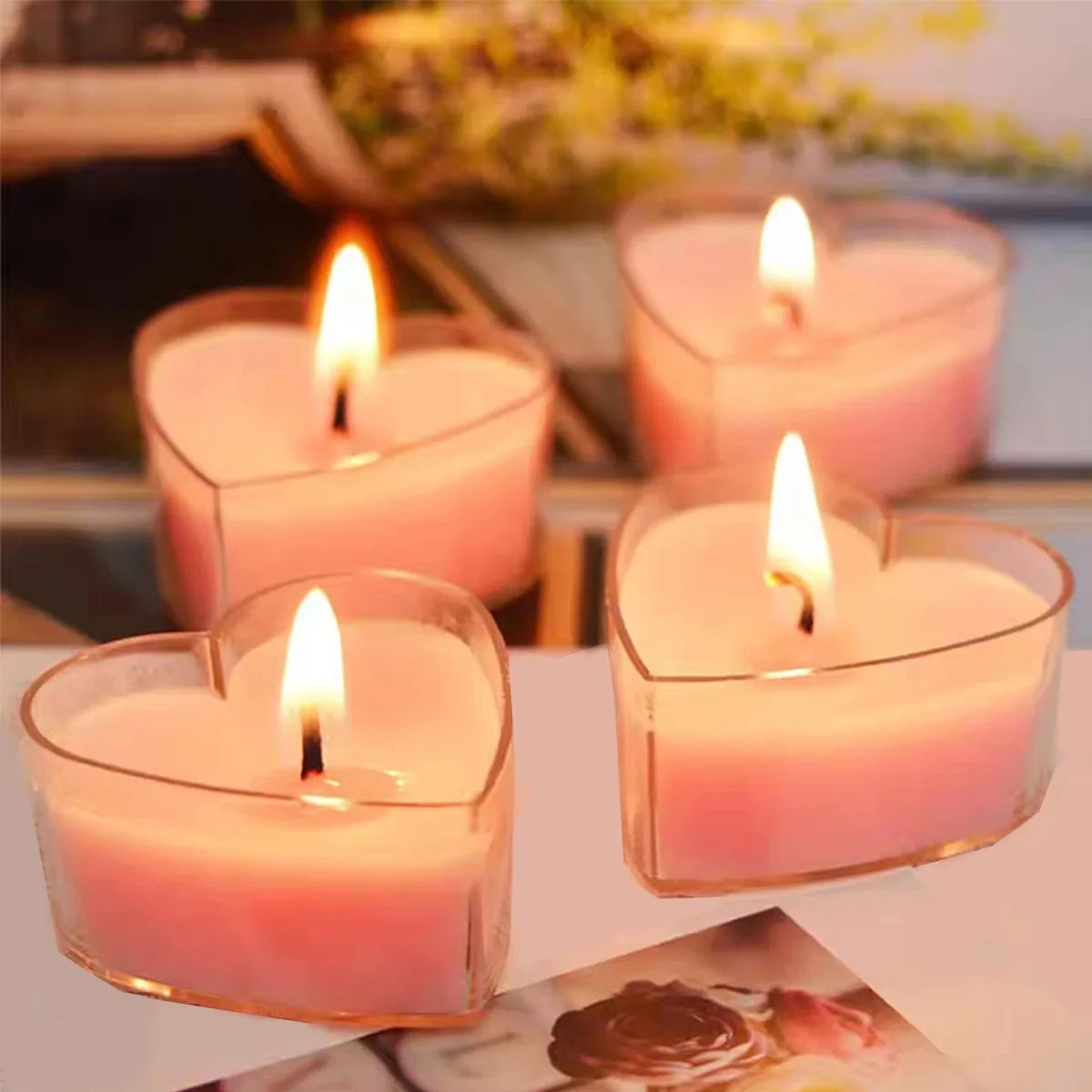 Heart Glow Candles