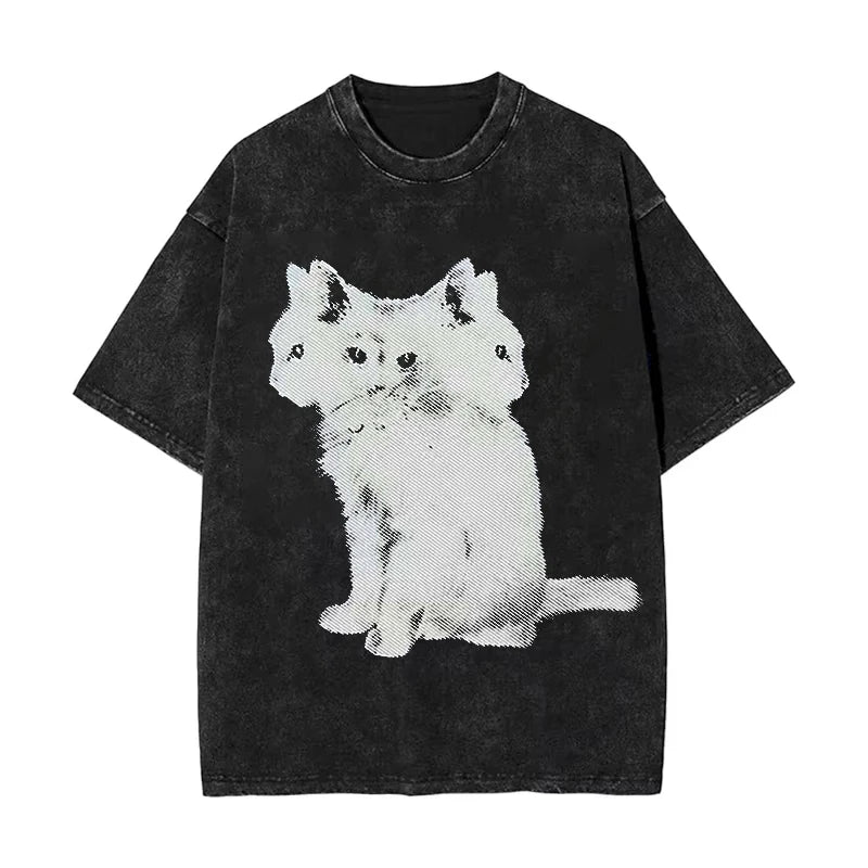 Vintage Leopard Y2K T Shirt