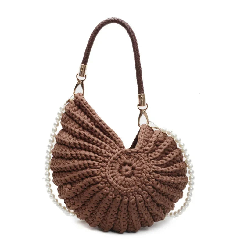 Conch Shell Crochet Bag