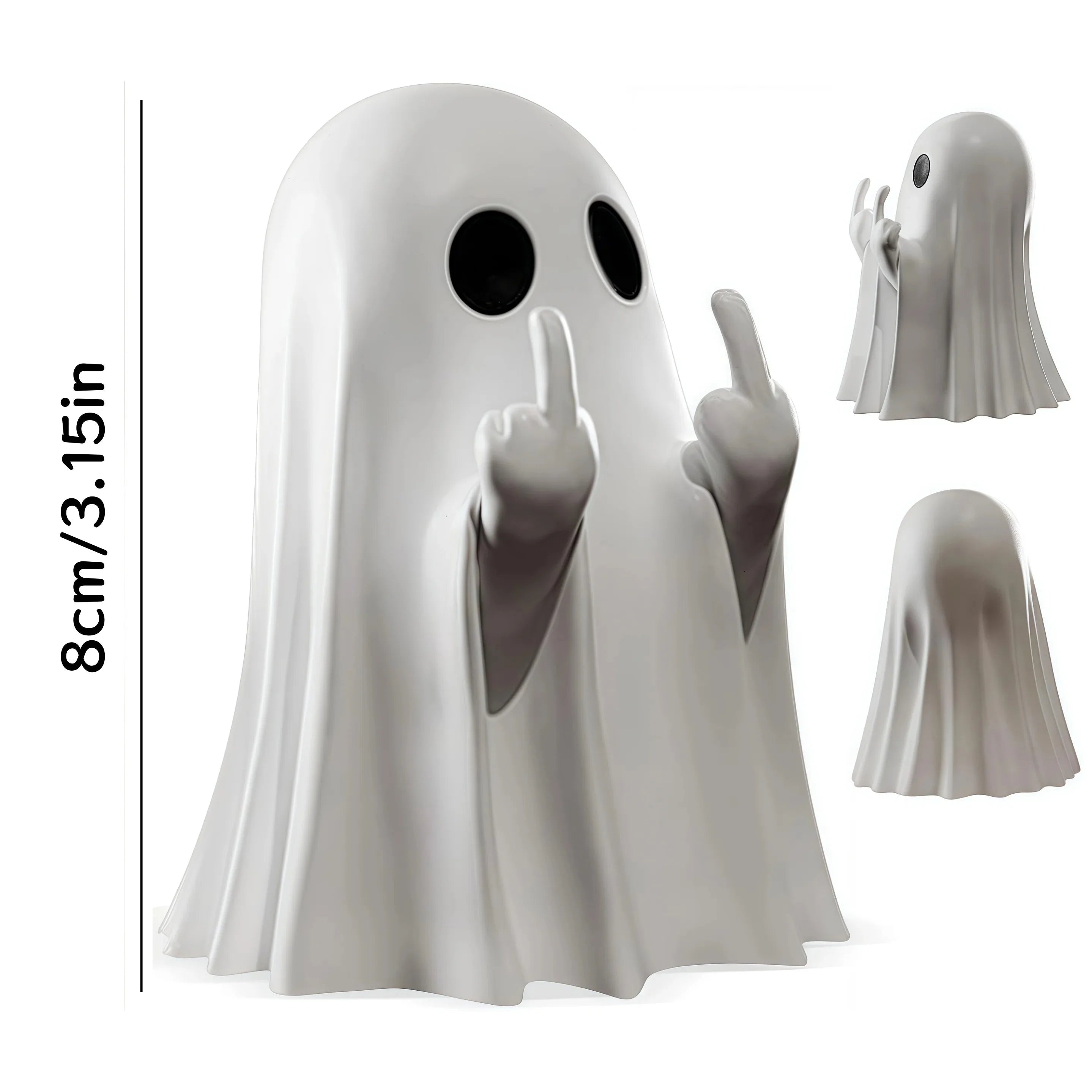 Funny Middle Finger Ghost