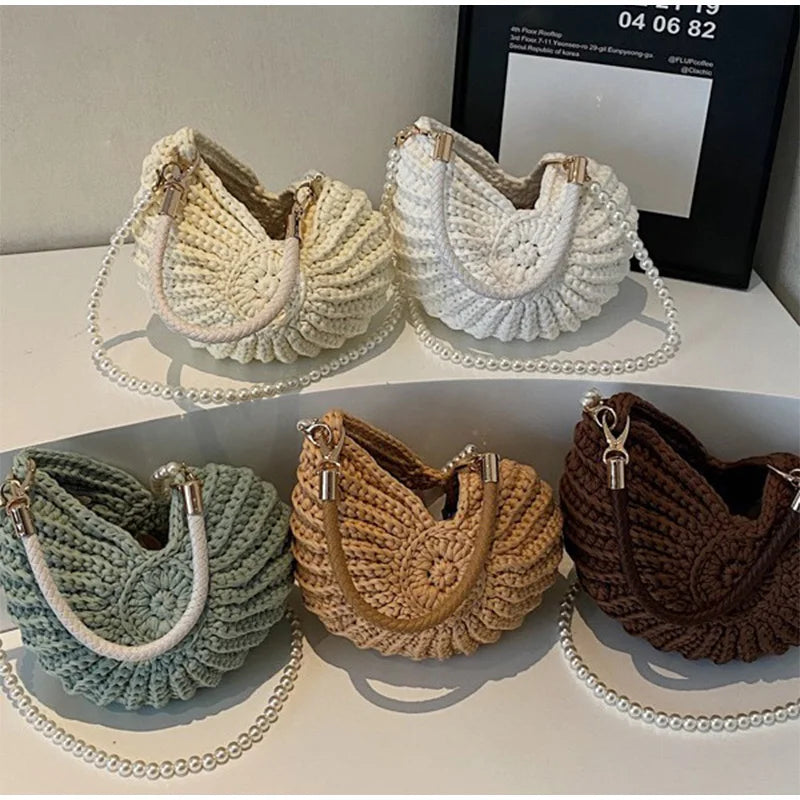 Conch Shell Crochet Bag