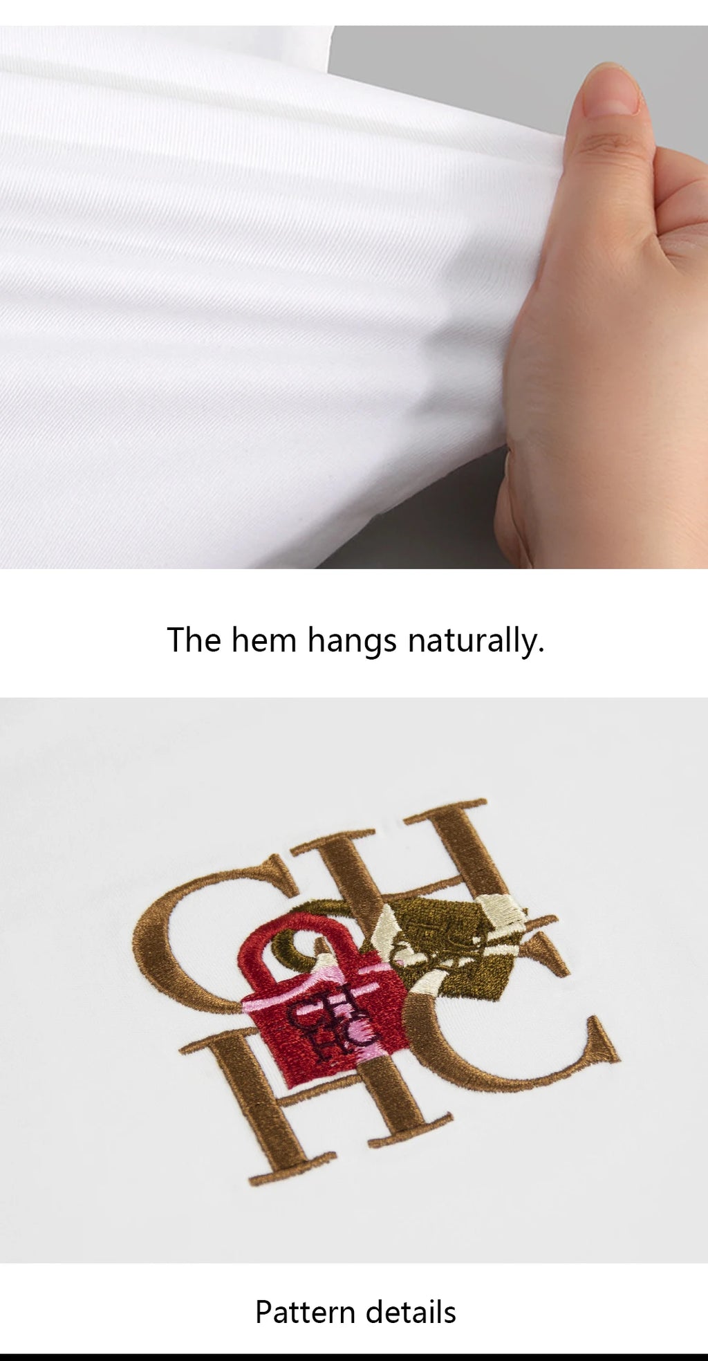 CH Embroidered Cotton T-shirt