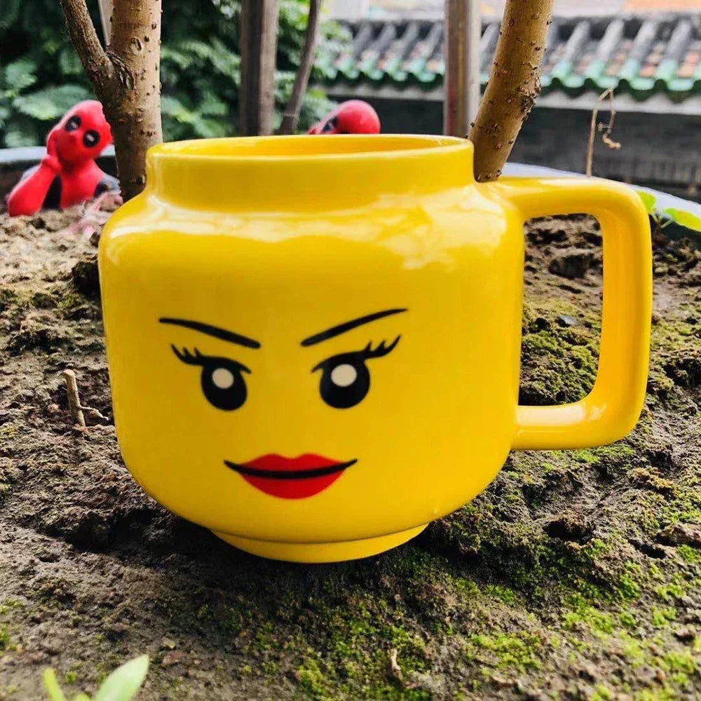 Funny Face Ceramic Mug