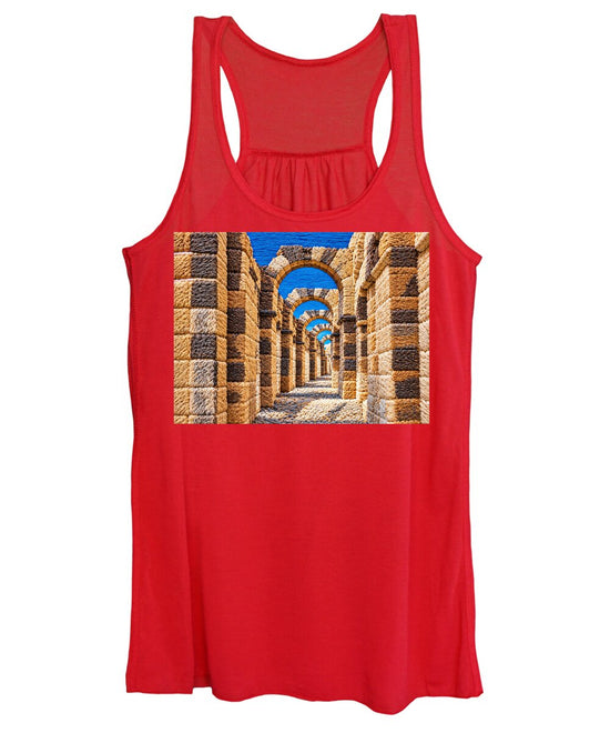 Ancient Stone Archway Perspective - Women&