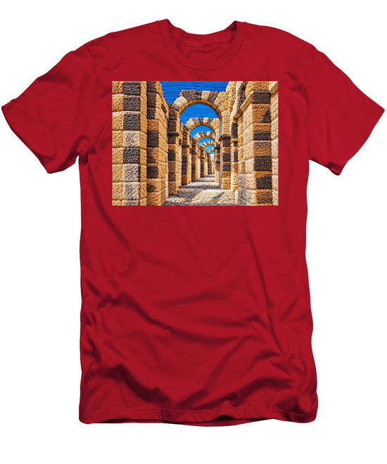 Ancient Stone Archway Perspective - T-Shirt
