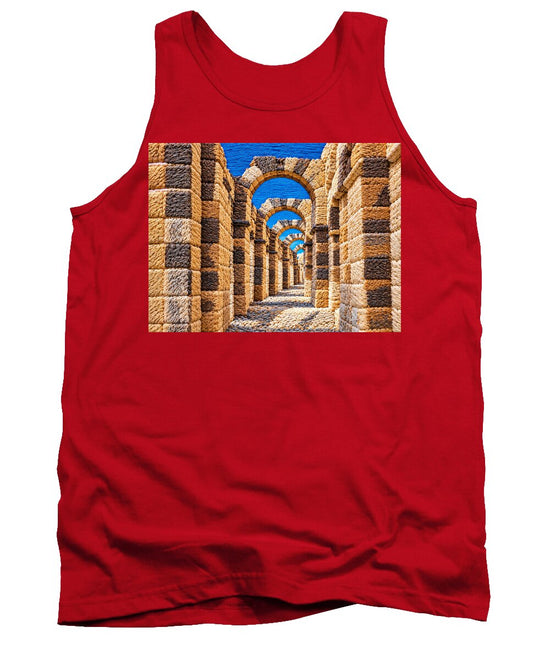 Ancient Stone Archway Perspective - Tank Top