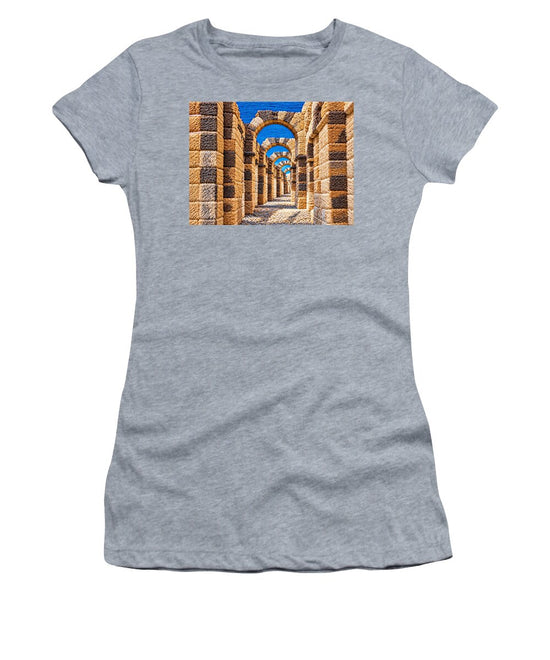 Ancient Stone Archway Perspective - Women&