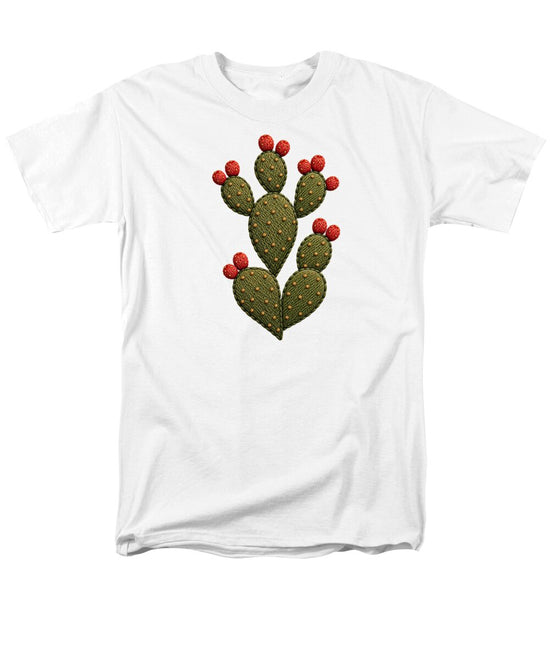 Cactus Embroidered with Red Fruits - Men&