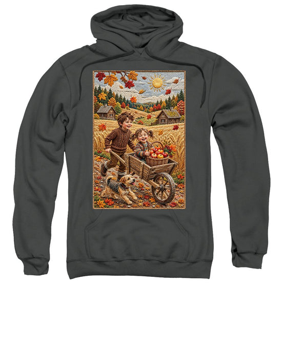 Children Playing in Autumnal Countryside - Sweatshirt