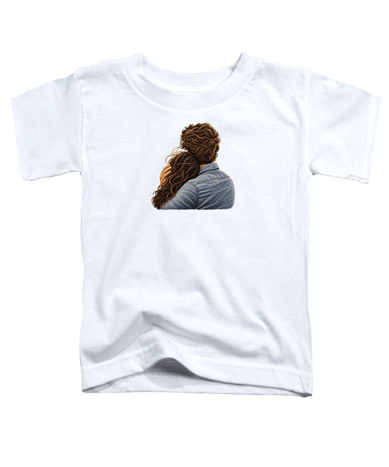Embracing Couple from Behind - Toddler T-Shirt