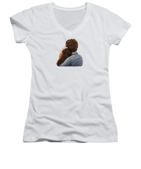 Embracing Couple from Behind - Women&