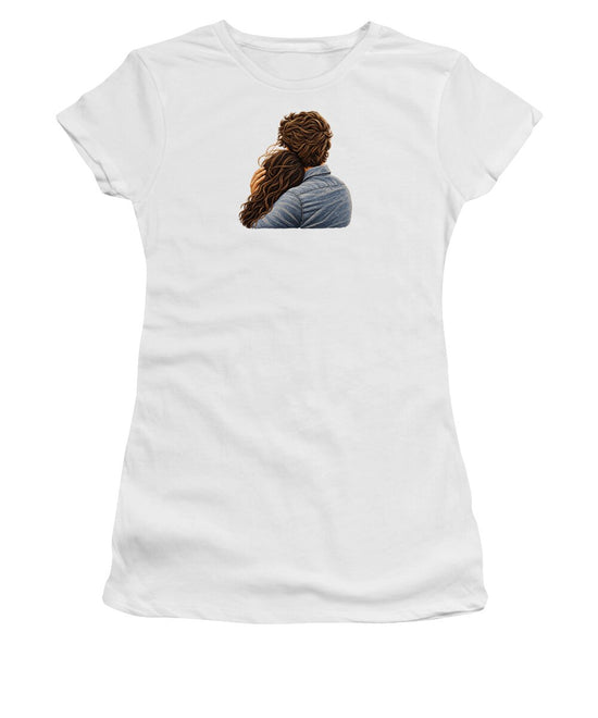 Embracing Couple from Behind - Women&