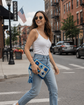Blue Mosaic Handmade Crochet Bag