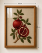 Pomegranate Harvest Handmade Embroidery Wall Art