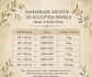 Handmade BloomRelief 3D™ Color Harmony – Luxury Sculptural Floral Wall Art