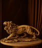 RegalRoar Handmade Lion Statue – Luxury Handcrafted Lion Sculpture for Home & Office Decor | Symbol of Strength, Leadership & Prestige