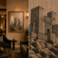 Ajloun Castle Handmade Embroidery Wall Art