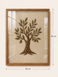 Olive Roots Handmade Embroidery Wall Art