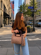 LunaFrame Handmade Crochet Bag | Unique Wooden Frame Boho Handbag