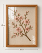 Pink Blossom Handmade Embroidery Wall Art