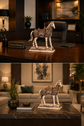 Handmade Regal Harmony Horse Sculpture