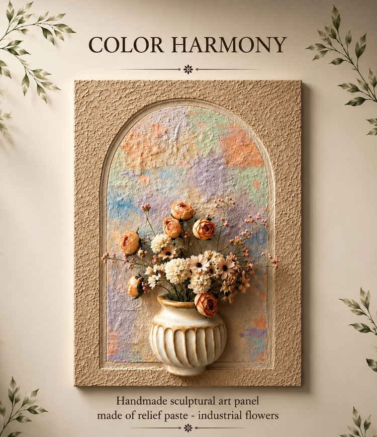 Artistic Textured Paste Wall Painting