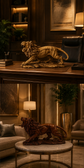 RegalRoar Handmade Lion Statue – Luxury Handcrafted Lion Sculpture for Home & Office Decor | Symbol of Strength, Leadership & Prestige