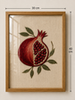 Split Pomegranate Handmade Wall Art