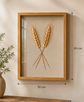 Golden Wheat Handmade Embroidery Wall Art.