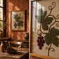 Grape Vine Handmade Embroidery Wall Art