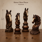 Handmade Knight Chess Horse Collection – Luxury Chess Piece Horse Sculptures