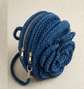 BloomShell Handmade Crochet Bag – Floral Round Cotton Crochet Purse for Women