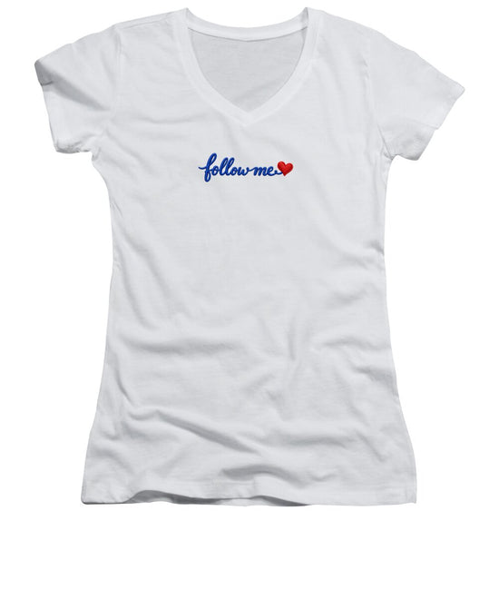 Follow Me Text with Heart - Women&
