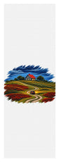 House on a Colorful Hill - Yoga Mat