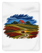 House on a Colorful Hill - Blanket