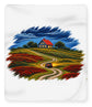 House on a Colorful Hill - Blanket
