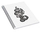 Intricate Snake and Dagger Artwork - Spiral Notebook