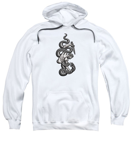 Intricate Snake and Dagger Artwork - Sweatshirt
