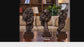 Abstract Human Face Sculpture - Silence is Golden Statue Modern Stone Art Decor