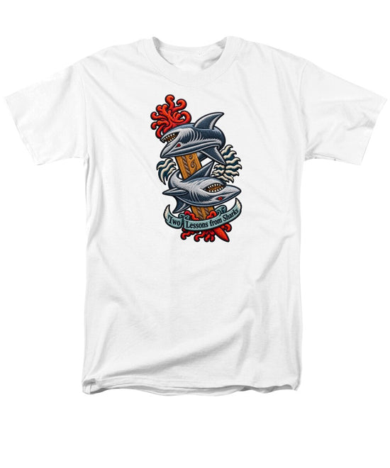 Sharks with Sword and Waves - Men&