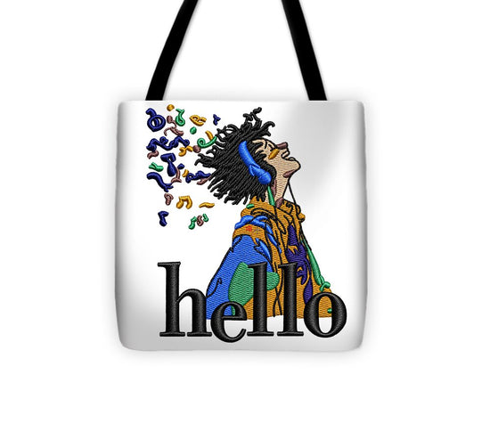 Vibrant Musical Expression - Tote Bag