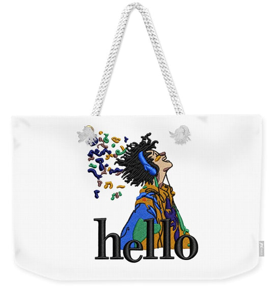 Vibrant Musical Expression - Weekender Tote Bag