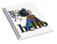 Vibrant Musical Expression - Spiral Notebook