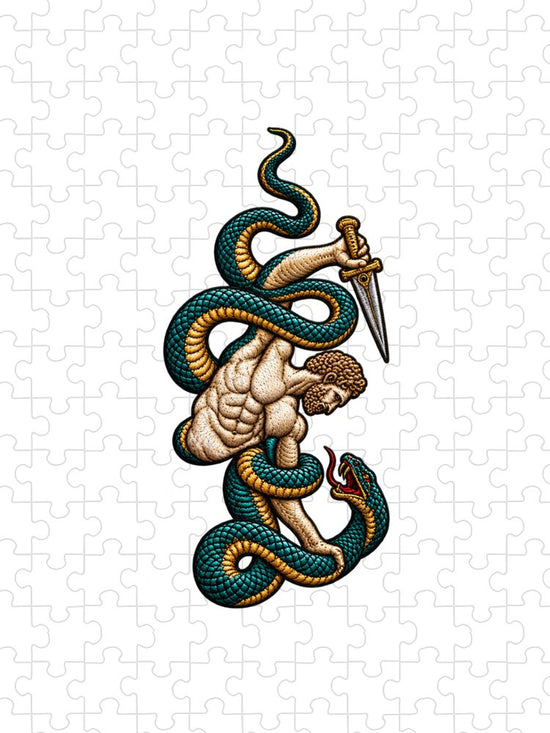 Warrior Entwined with Serpents - Puzzle