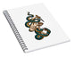 Warrior Entwined with Serpents - Spiral Notebook