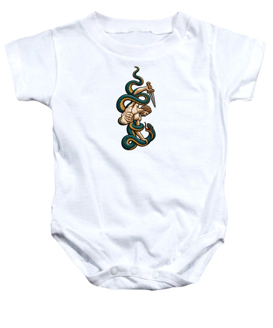Warrior Entwined with Serpents - Baby One-Piece